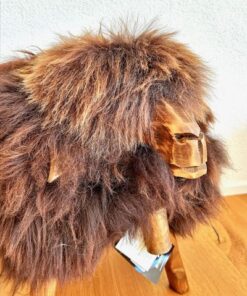 Fellhocker_Schaf-Berti, Lammfell, naturbraun
