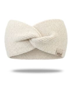 Alpaka Stirnband mit Knoten, Farbe naturweiss – Fell-Shop.ch Zürich
