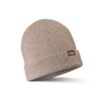 Alpaka Mütze in feinem Rippstrick, Farbe taupe (braun) – Fell-Shop.ch Zürich